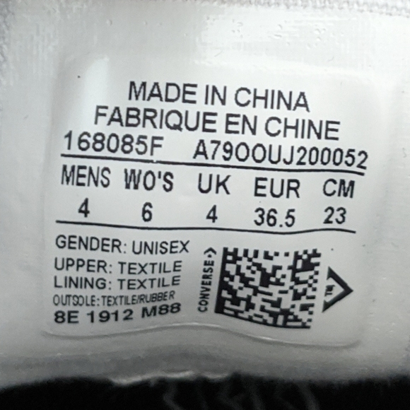 Converse CTAS OX Raw Sugar/White/Black - Picture 7 of 7